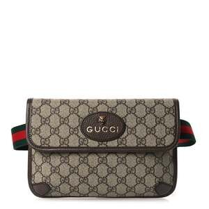 Gucci Gg Supreme Neo Vintage Web Belt #244604G10B
